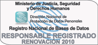 XMundo Networks es Responsable Registrado en el Registro Nacional de Base de Datos